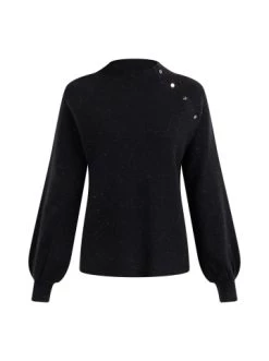 Blitzangebot ✔️ Pullover & Cardigans DreiMaster Klassik Strick Pullover Turtleneck Markani In Schwarz Günstig Kaufen 🎁