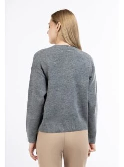 Rabatt ❤️ Pullover & Cardigans DreiMaster Klassik Strick Pullover Zitha In Grau Melange Günstig Kaufen 🤩 -Dreimaster-klassik Verkäufe dreimaster klassik strick pullover zitha in grau melange 3