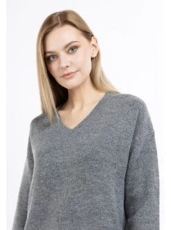 Rabatt ❤️ Pullover & Cardigans DreiMaster Klassik Strick Pullover Zitha In Grau Melange Günstig Kaufen 🤩 -Dreimaster-klassik Verkäufe dreimaster klassik strick pullover zitha in grau melange 4