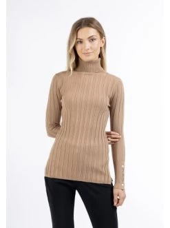 Am billigsten 😍 Pullover & Cardigans DreiMaster Klassik Strick Rollkragenpullover Iridia In Dunkelsand Günstig Kaufen 👏 -Dreimaster-klassik Verkäufe dreimaster klassik strick rollkragenpullover iridia in dunkelsand 2