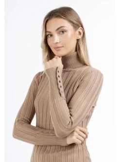 Am billigsten 😍 Pullover & Cardigans DreiMaster Klassik Strick Rollkragenpullover Iridia In Dunkelsand Günstig Kaufen 👏 -Dreimaster-klassik Verkäufe dreimaster klassik strick rollkragenpullover iridia in dunkelsand 4