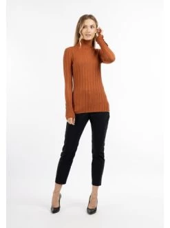 Bestpreis ✔️ Pullover & Cardigans DreiMaster Klassik Strick Rollkragenpullover Iridia In Rostbraun Günstig Kaufen 👏 -Dreimaster-klassik Verkäufe dreimaster klassik strick rollkragenpullover iridia in rostbraun 1