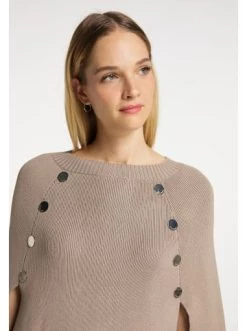 Billig 🥰 Pullover & Cardigans DreiMaster Klassik Strickcape Baradello In Taupe Günstig Kaufen 😀 -Dreimaster-klassik Verkäufe dreimaster klassik strickcape baradello in taupe 4