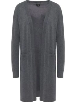 Billig 👍 Sweat & Fleece DreiMaster Klassik Strickjacke Baradello In Grau Melange Günstig Kaufen ❤️