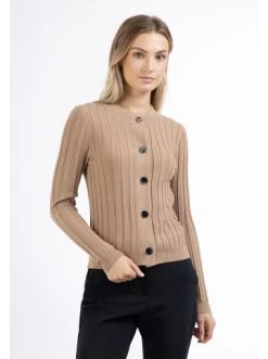 Rabatt 🔔 Pullover & Cardigans DreiMaster Klassik Strickjacke Mit Knöpfen Iridia In Dunkelsand Günstig Kaufen 💯 -Dreimaster-klassik Verkäufe dreimaster klassik strickjacke mit knopfen iridia in dunkelsand 2