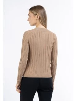 Rabatt 🔔 Pullover & Cardigans DreiMaster Klassik Strickjacke Mit Knöpfen Iridia In Dunkelsand Günstig Kaufen 💯 -Dreimaster-klassik Verkäufe dreimaster klassik strickjacke mit knopfen iridia in dunkelsand 3