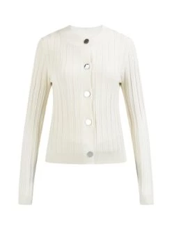 Angebote 🔥 Pullover & Cardigans DreiMaster Klassik Strickjacke Mit Knöpfen Iridia In Hellbeige Günstig Kaufen 🥰