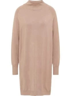 Neu 🥰 Große Größen DreiMaster Klassik Strickkleid Baradello In Taupe Günstig Kaufen ✨