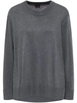 Rabatt 😀 Pullover & Cardigans DreiMaster Klassik Strickpullover Baradello In Grau Melange Günstig Kaufen 🤩