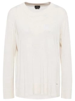 Neu 🧨 Pullover & Cardigans DreiMaster Klassik Strickpullover Baradello In Wollweiss Günstig Kaufen 🔔