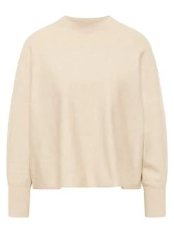 Auslauf ⭐ Pullover & Cardigans DreiMaster Klassik Strickpullover Nally In Hellbeige Günstig Kaufen 🎉