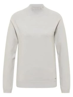 Coupon 🔥 Pullover & Cardigans DreiMaster Klassik Strickpullover Nally In Hellgrau Günstig Kaufen 😍