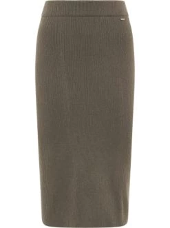 Angebote 🎉 Große Größen DreiMaster Klassik Strickrock Keyti In Oliv Günstig Kaufen 👏