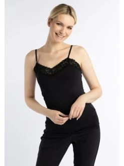 Bestpreis ❤️ Große Größen DreiMaster Klassik Top Mit Spitze Colina In Schwarz Günstig Kaufen 🛒 -Dreimaster-klassik Verkäufe dreimaster klassik top mit spitze colina in schwarz 2