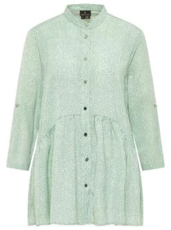 Schlussverkauf 😍 Große Größen DreiMaster Klassik Tunika Colina In Hellmint Wollweiss Günstig Kaufen 🛒