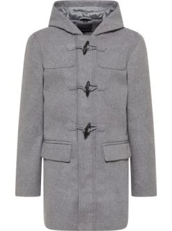 Bestpreis 🎉 Outdoor & Sport DreiMaster Klassik Übergangsmantel Aus Wollgemisch Nascita In Grau Melange Günstig Kaufen 😉