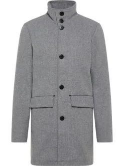 Budget 😍 Bekleidung DreiMaster Klassik Übergangsmantel Baradello In Hellgrau Melange Günstig Kaufen ✔️