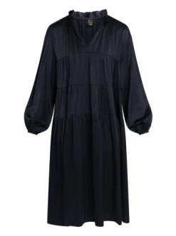 Angebote 🎁 Große Größen DreiMaster Klassik Weites Midikleid Colina In Marine Günstig Kaufen 🛒